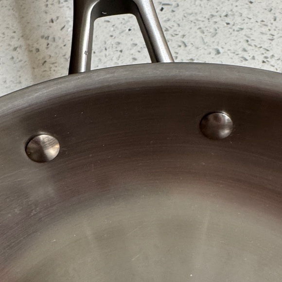 Le Creuset Silver Frying Pan 9  1/2 inch - Picture 3 of 7